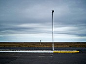 Street lamp in iceland.