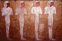 Luxor, West bank, King’s Valley, Seti I tomb (KV47). Burial chamber, pillared hall before the burial chamber, Book of the Gates.