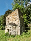 Sant Marti de Bavamoll chapel in the Pyrenees, Spain.