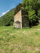 Sant Marti de Bavamoll chapel in the Pyrenees, Spain.