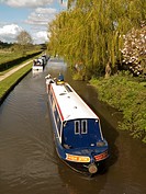 on The Trent & Mersey canal, at Alrewas, Staffordshire, UK.