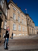 ceremonial guards outside The Amelienborg Palace,Copenhagen,Denmark.