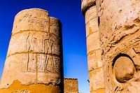 Columns at Temple of Luxor, Luxor city, Egypt