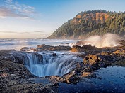 Thor´s Well Cape Perpetua Oregon Coast.