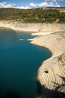 Drought in Entrepeñas Reservoir, Guadalajara province, Spain.