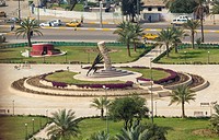 Statue save Iraq Designed By the Iraqi sculptor Mohammed Ghani Hikmat . which located in Baghdad.