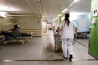 STOCKHOLM, SWEDEN Health care. Hospital. Flu shot.