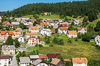 Retje village, Loski Potok, Slovenia.
