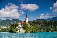Bled lake, Slovenia.
