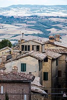 Montalcino hill town and comune of Tuscany, Italy.