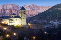 Torla village, Huesca, Aragon, Spain.