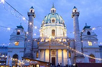 Karlskirche (St. Charles´s Church)Vienna, Austria.