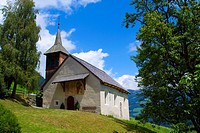 Saint Valentin church, Sarentino, Sarntal valley, Trentino-Alto Adige (Südtirol), Italy