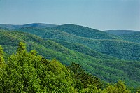 Mountains in the Cherokee National Forest, TN.