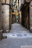 Ancient streets of Barcelona