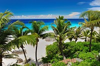 Beach Anse Intendance, Mahe Island, Seychelles, Indian Ocean, Africa.