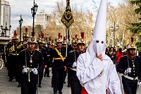 Palm Sunday procession in Madrid, Spain.