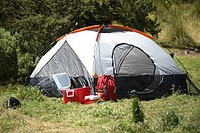 tent, camp, forest