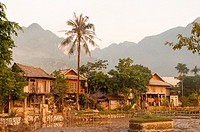 Mai Chau, little village near Laos border. Vietnam