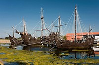 The Wharf of the Caravels, Palos de la Frontera, Huelva province, Region of Andalusia, Spain, Europe.