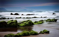 Lonely wild beach of Bizkaia, Basque Country