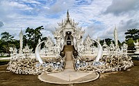 White Temple, Chiang Rai, Thailand.
