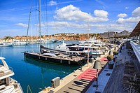 PORT ADRIANO, MALLORCA, SPAIN: The Port Adriano at Et Toro on Mallorca Island, Spain.