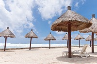 Mexico, Quintana Roo, Yucatan Peninsula, Port of Costa Maya, Akumal beach.