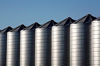 Grain silos. Country Victoria, Australia.