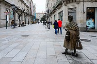 Statue in Ourense, Galicia.