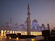 Sheikh Zayed Mosque in Abu Dhabi.