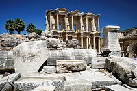 Library of Celsus. Ephesos. Ancient Greece. Asia Minor. Turkey