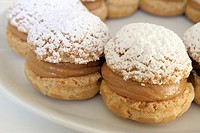 Paris Brest french pastry.