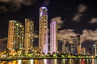 Panama Skyline Waterfront av balboa