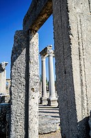 Agora of Perge, Old capital of Pamphylia Secunda. Ancient Greece. Asia Minor. Turkey