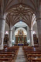 San Antonio Abad Church, El Toboso, Toledo province, Castile la Mancha, Spain. Route of Don Quijote.