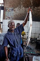 Fish market, Stone Town, Zanzibar, Tanzania.