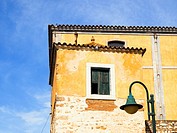 Detail of the Old brewery in the old town of Faro - Algarve region, Portugal