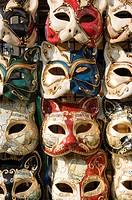 Small masks to the magical Carnival of Venice, Italy.