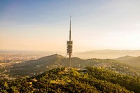 Torre de Collserola - TV tower in Barcelona, Spain