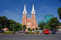 Notre Dame Cathedral, Ho Chi Minh City, Vietnam.