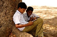 School Children, Saiapet Model Government School. Chennai (Madras), Tamil Nadu, South India, Asia.