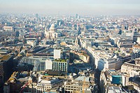 Aerial view of London.