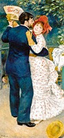 Pierre Auguste Renoir . Dance in the Country. 1883. XIX th century. Orsay Museum - France.