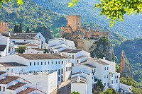 Zuheros, Castle and village, Sierra de la Subbetica, Route of the Caliphate, Cordoba, Andalusia, Spain.