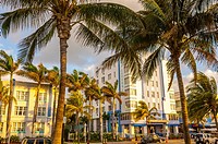 park central Hotel, South Beach, Ocean Drive,Miami, Florida, USA.