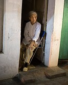 Old woman in Hanoi. Vietnam.