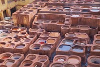 Africa, Morocco, fes, tanneries souck