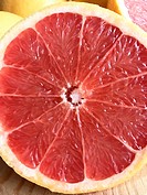 Grapefruit, close view.