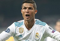 MADRID, SPAIN - Cristiano Ronaldo reacts after a not conceded goal. Defending champion Real Madrid made its UEFA Champions League season debut defeati...